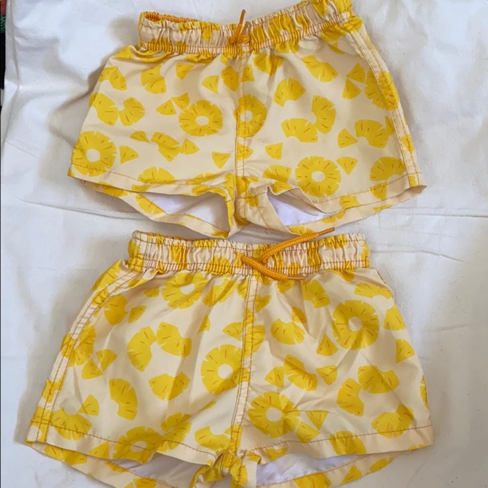 Zara sibling boy swim trunks